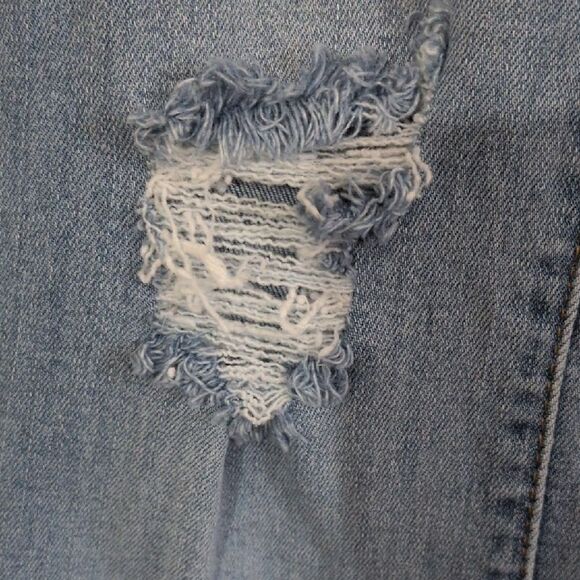 Rue21 Light Blue Distressed Flare Jeans - Picture 4 of 16